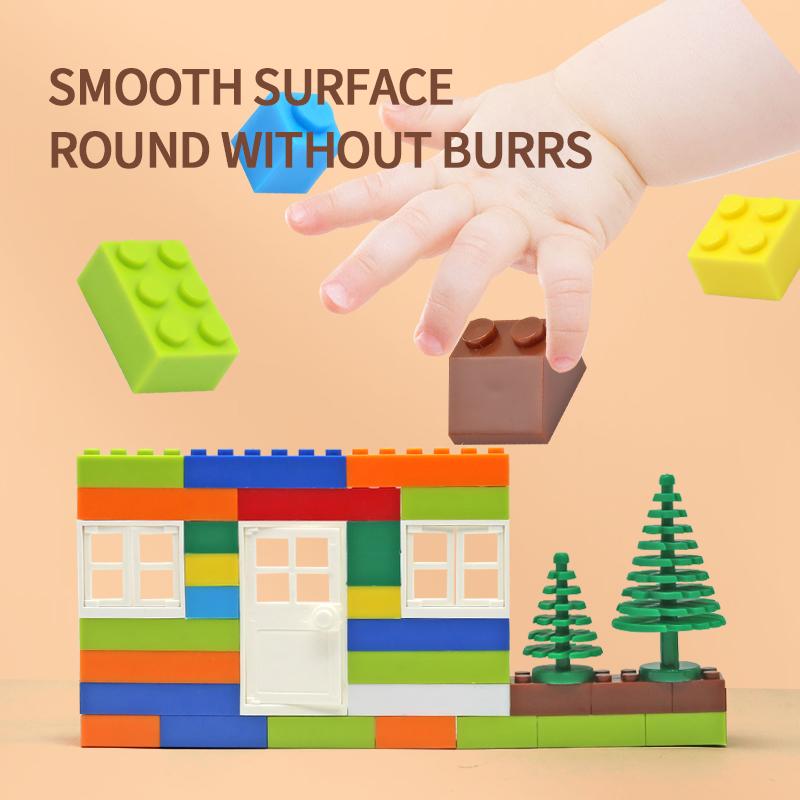 530G Bulk Building Blocks Toys Diy Toy Blocks Compatible Classic Bricks Windows Doors Parts Toys For Children Birthday Gifts