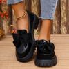 Womens Loafers Shoes Autumn Round Toe Casual Female Sneakers Flats Slip-on Clogs Platform Fall Summer Comfortable Big Size Dress