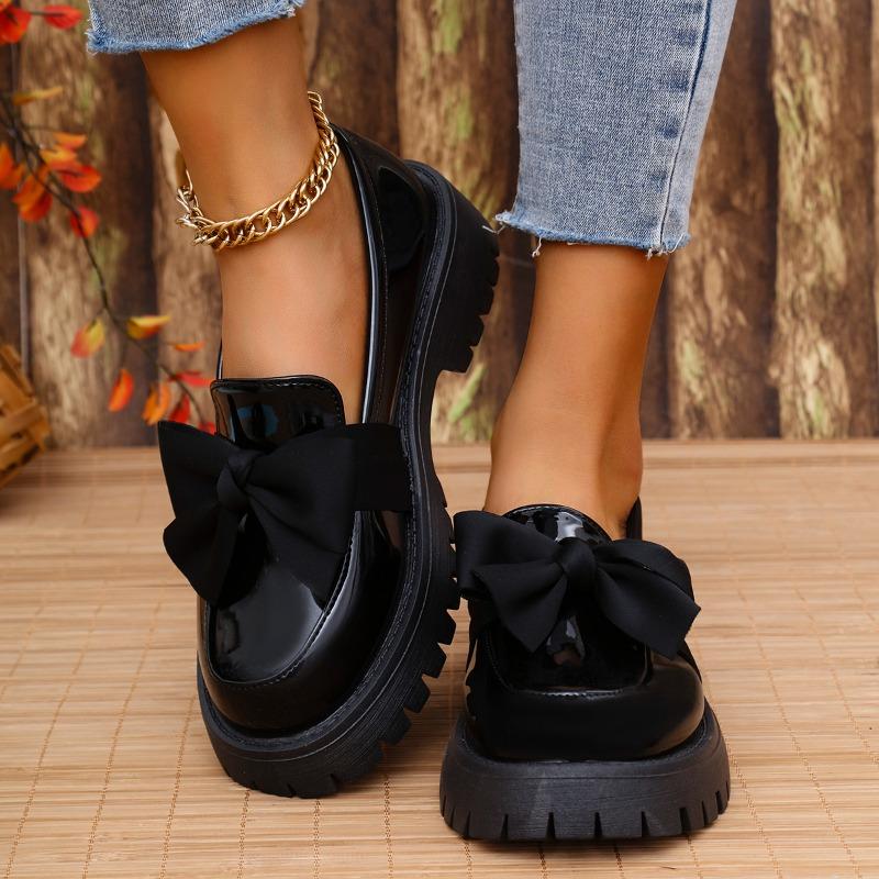 Womens Loafers Shoes Autumn Round Toe Casual Female Sneakers Flats Slip-on Clogs Platform Fall Summer Comfortable Big Size Dress