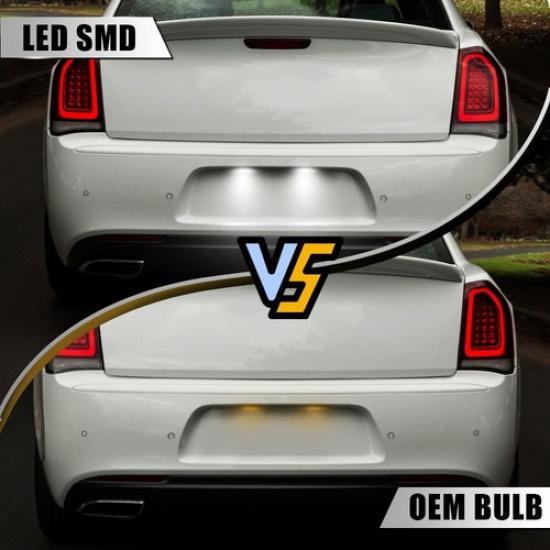 2X AUXITO License 18LED Plate Light White 68211290AB Fit 2017- Jeep Compass