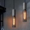 Modern Industrial Style Pendant Light Indoor LED Cement Chandelier Suspension Bedroom Hanging Light for Hall Cafe Bar Table