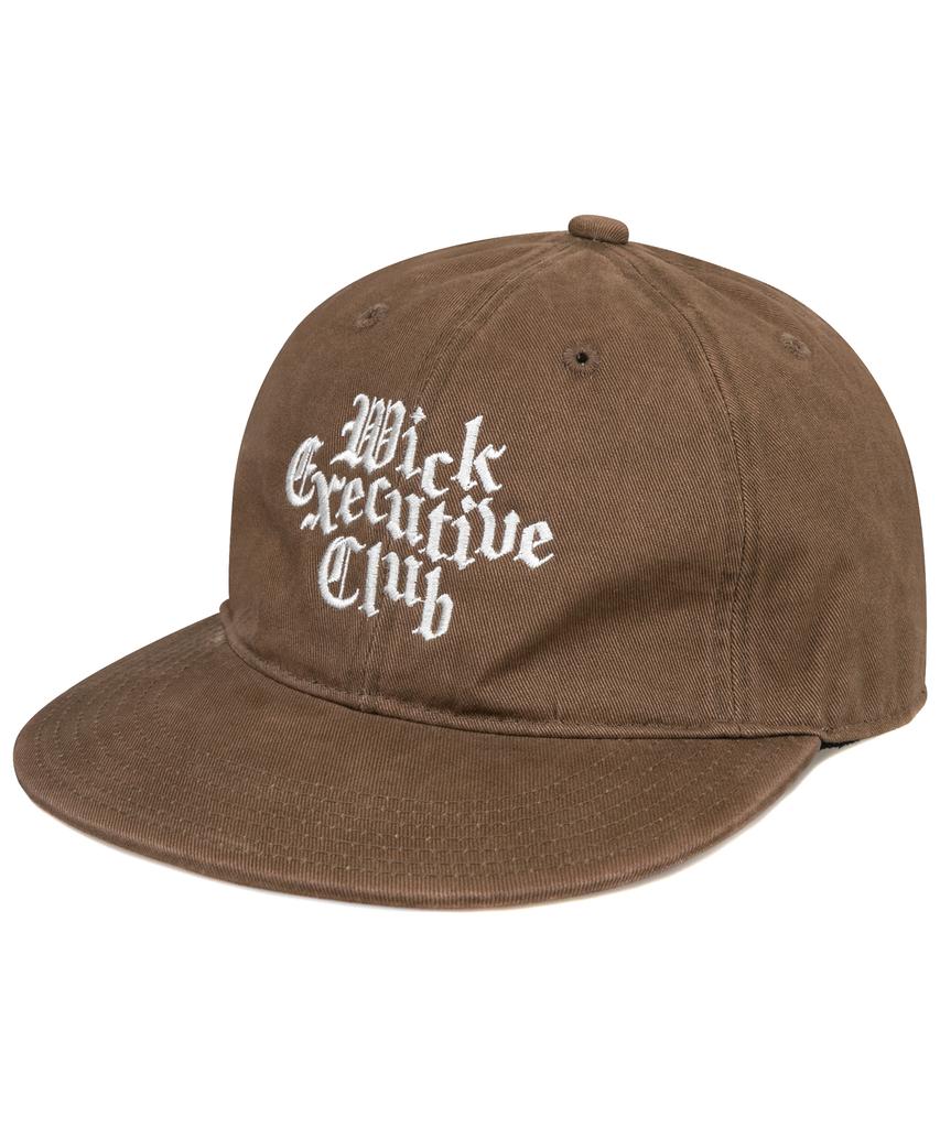 Wig Gothic Executive Club Smoke Wash Flat Cap