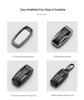BYD Aluminum Alloy Car Key Case for Qin Pro, Song Pro, Tang, Han - Creative Metal Shell Cover