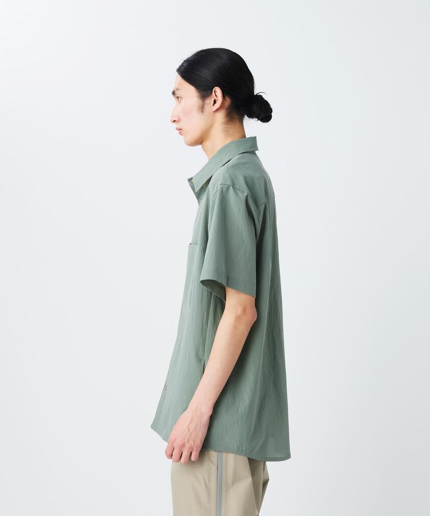 Breathable Quick Dry Shirt Tops Shirt Short Sleeve BLACK M [Snow Peak] S/S SH-26SU008 Men's Women's