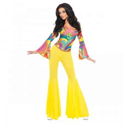 Smiffys Womens/Ladies 70s Groovy Babe Costume Set