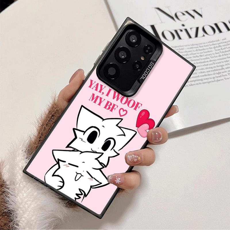 Cute B-Boykisser Catoon Shockproof Phone Case for Samsung Galaxy S26 Edge S25 Ultra S24 FE S23 Plus S21 Cover Anti Fall Fundas