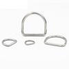 304 Stainless Steel D-Ring for Surfboard & Diving Accessories - Seamless Semicircle Inflatable Boat Buckle