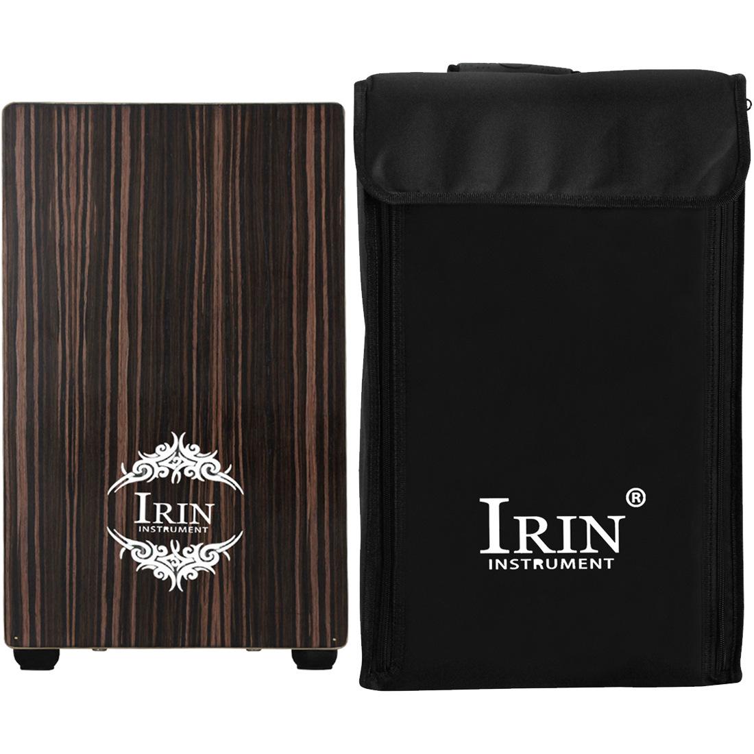 

IRIN Professional Birch Hand-Slapped Cajon Drum with Carry Bag