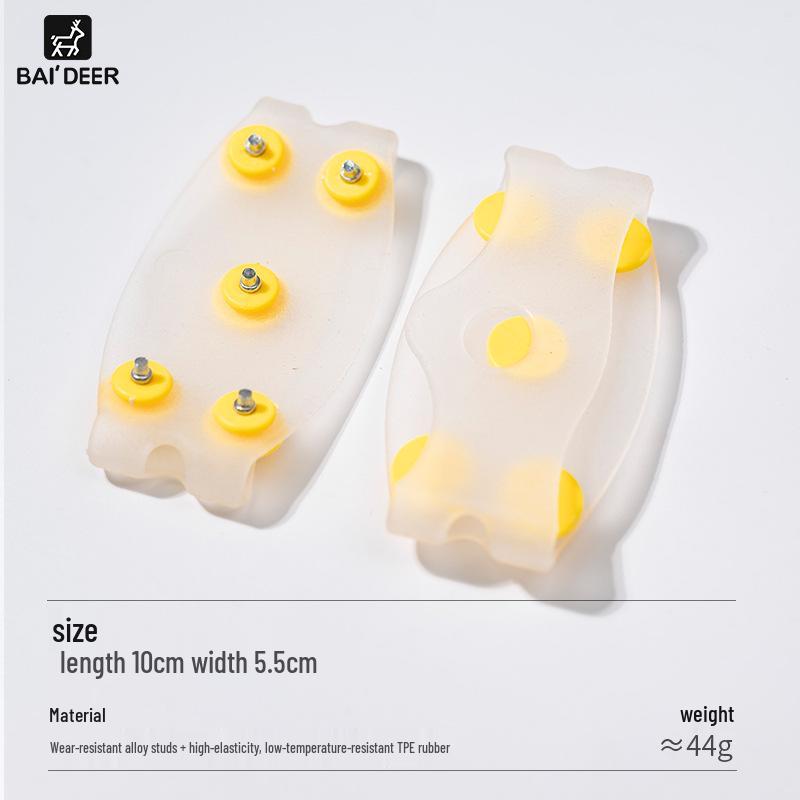 

Прозрачные ледоступы: Противоскользящие накладки на обувь с пятью зубьями для снежных и ледяных поверхностей