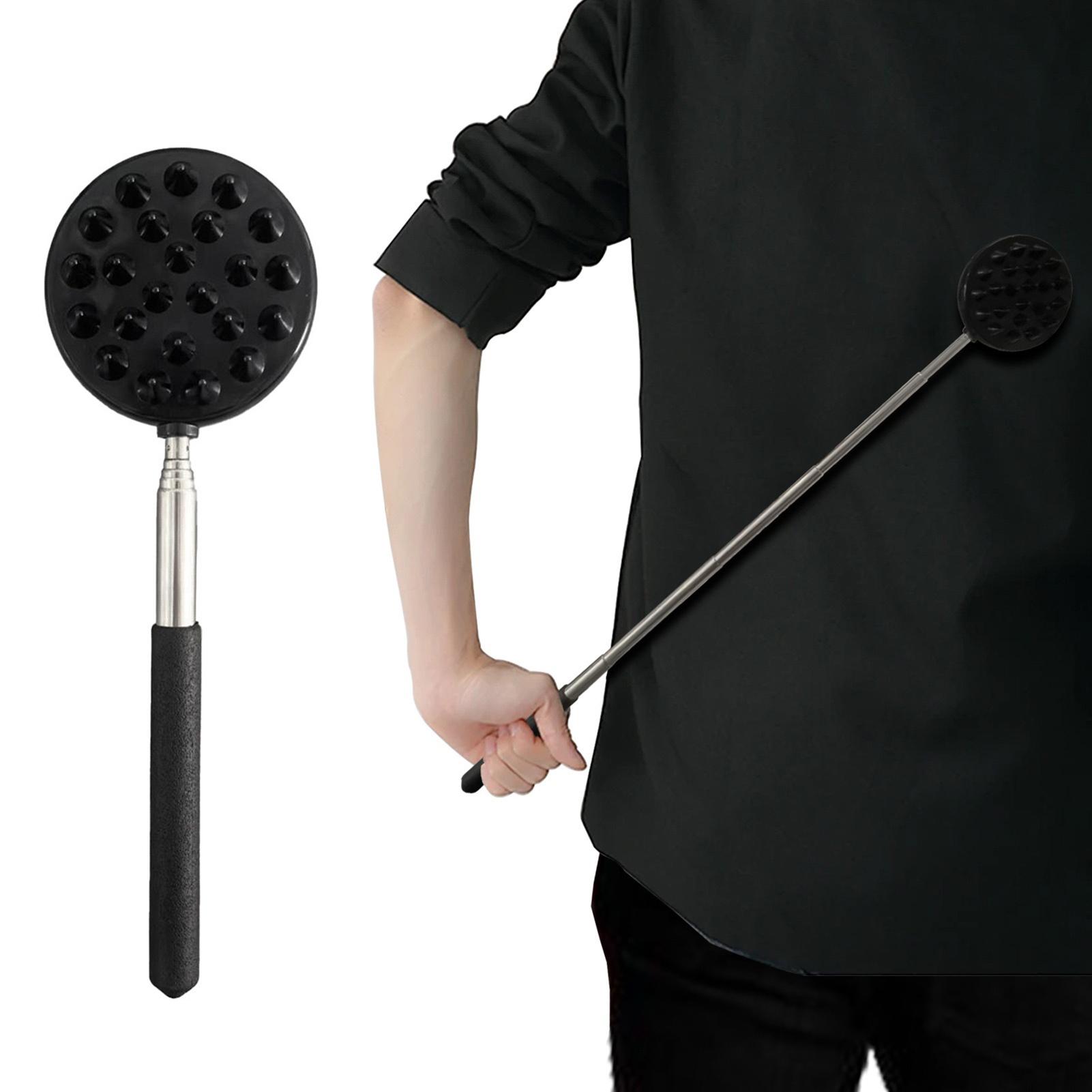 

Long Telescopic Backscratchers for Adults Stainless Steel Magnetic Beads Hand Massager for Back Head & Body чёрный