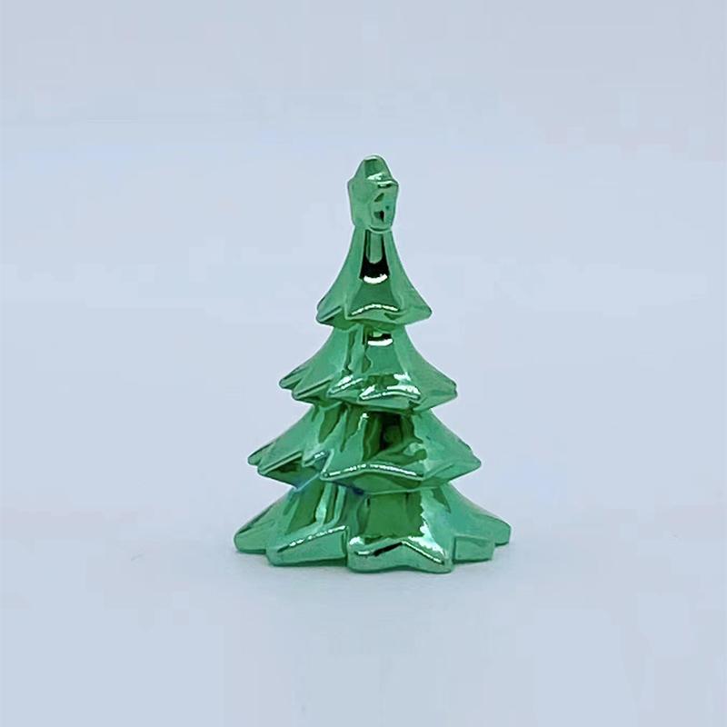 Christmas Tree Ornament Ceramic Cup Lid Handle Decoration Christmas Mini Desktop Ornaments