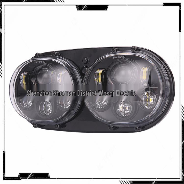 Harley Road Glide 5.75" 90W LED Dual Headlight for Non-destructive Modification