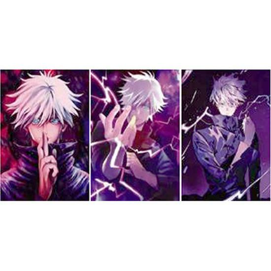 Jujutsu Kaisen Plakat Anime 3D Gradientowy Stereoskopowy [Zawiera Wersję One Piece]