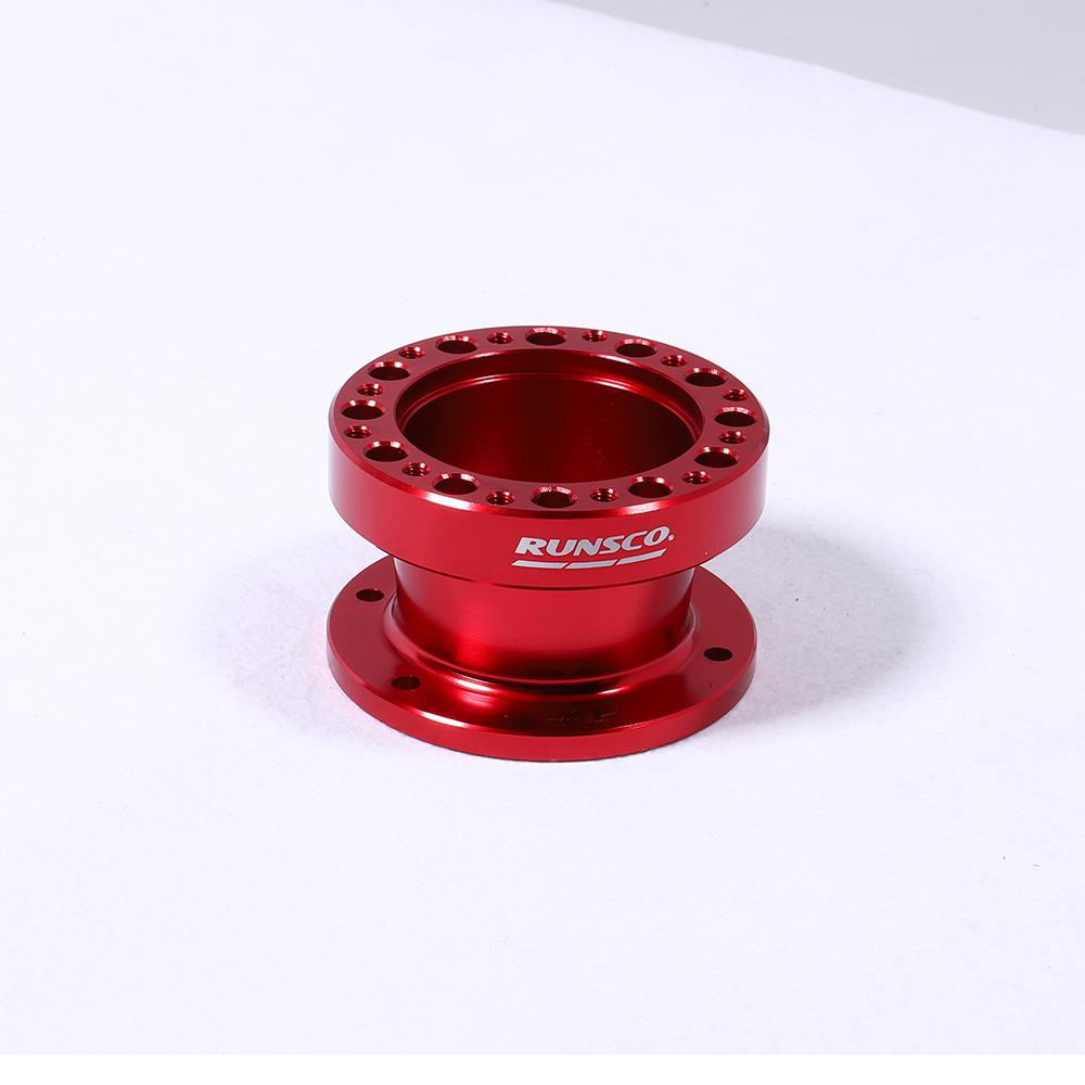 Steering Wheel Hub Spacer Kit 51MM 76MM 101MM Steering Wheel Hub Boss Kit Adapter Spacer Black/Golden Rs511-Red51mm