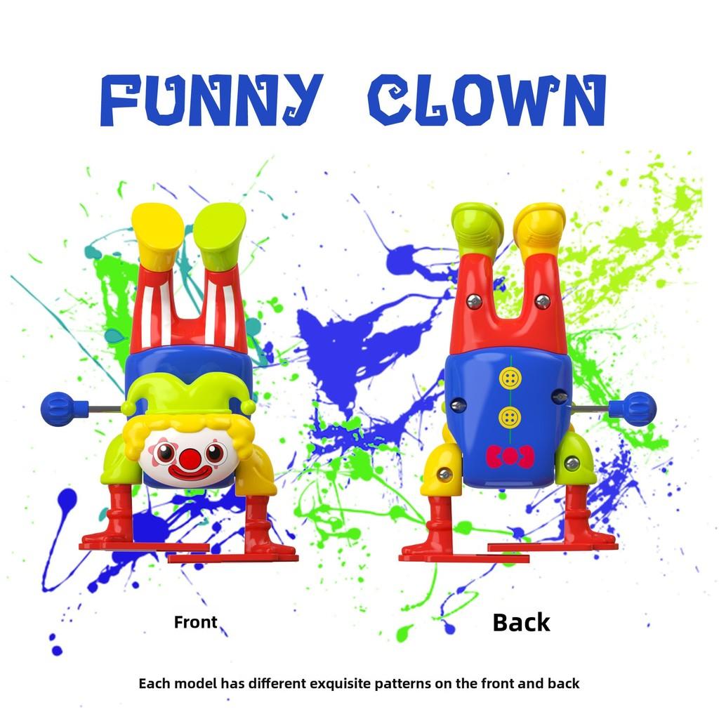 Mechanical Puzzle Kids Clown Wind Up Toy For Developing Skills And Learning