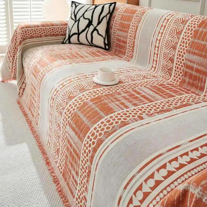 Chenille Sofa Cover for Living Room Sofas Towel Non Slip Couch Covers L Shaped Corner Sofa Mat Seat Pad Home Decor