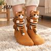 Creative 3D Doll Socks 1 Pair Knit Animal Socks, Fuzzy Cute Novelty Thick Durable Cotton Hand Crocheted Floor Sock, Stuffed Christmas Gift