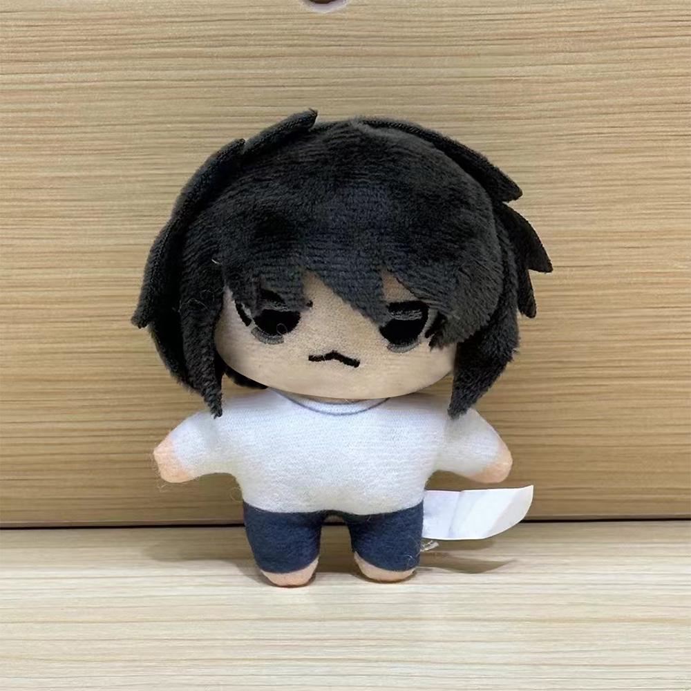 9cm Anime Death Yagami Light Amane Misa Cosplay toys Anime Plush Pendant L Keyrings Mihael Keehl plush Key Chains Bag Decor Gift