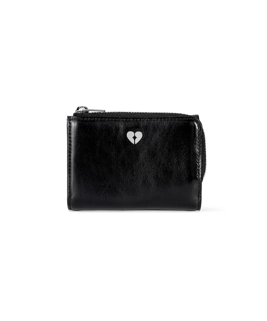 Fennec Hearty Zipper Wallet - Black