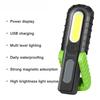 USB Rechargeable Flashlight Waterproof COB Torch Working Light Portable Powerful Lanterns For Outdoor Repair Home Camping Hiking