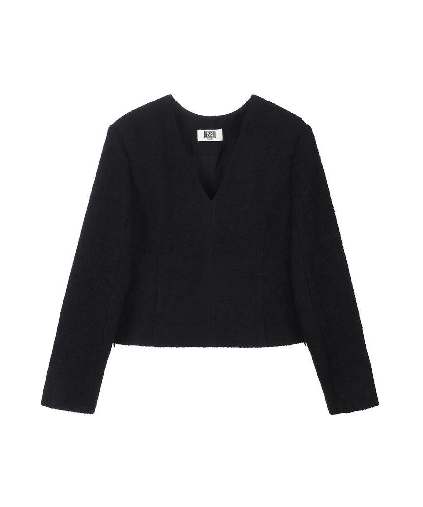 RENEJ Bobo Two-Way Tweed Top