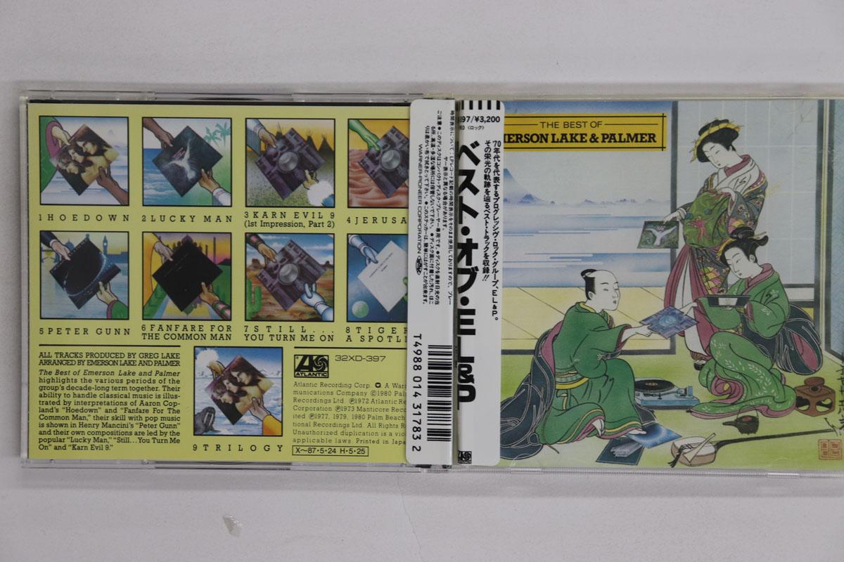 CD EMERSON LAKE PALMER Best Of Emerson Lake Palmer 32XD397 Atlantic 1986 Japan Obi Rock Used