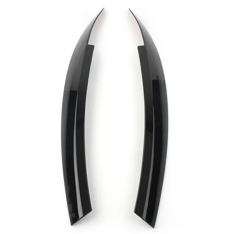 car Head Light lamp eyebrow eyelid cover trim for VW Scirocco 2009 2010 2011 2012 2013 Glossy black 2014 2015 2016 2017