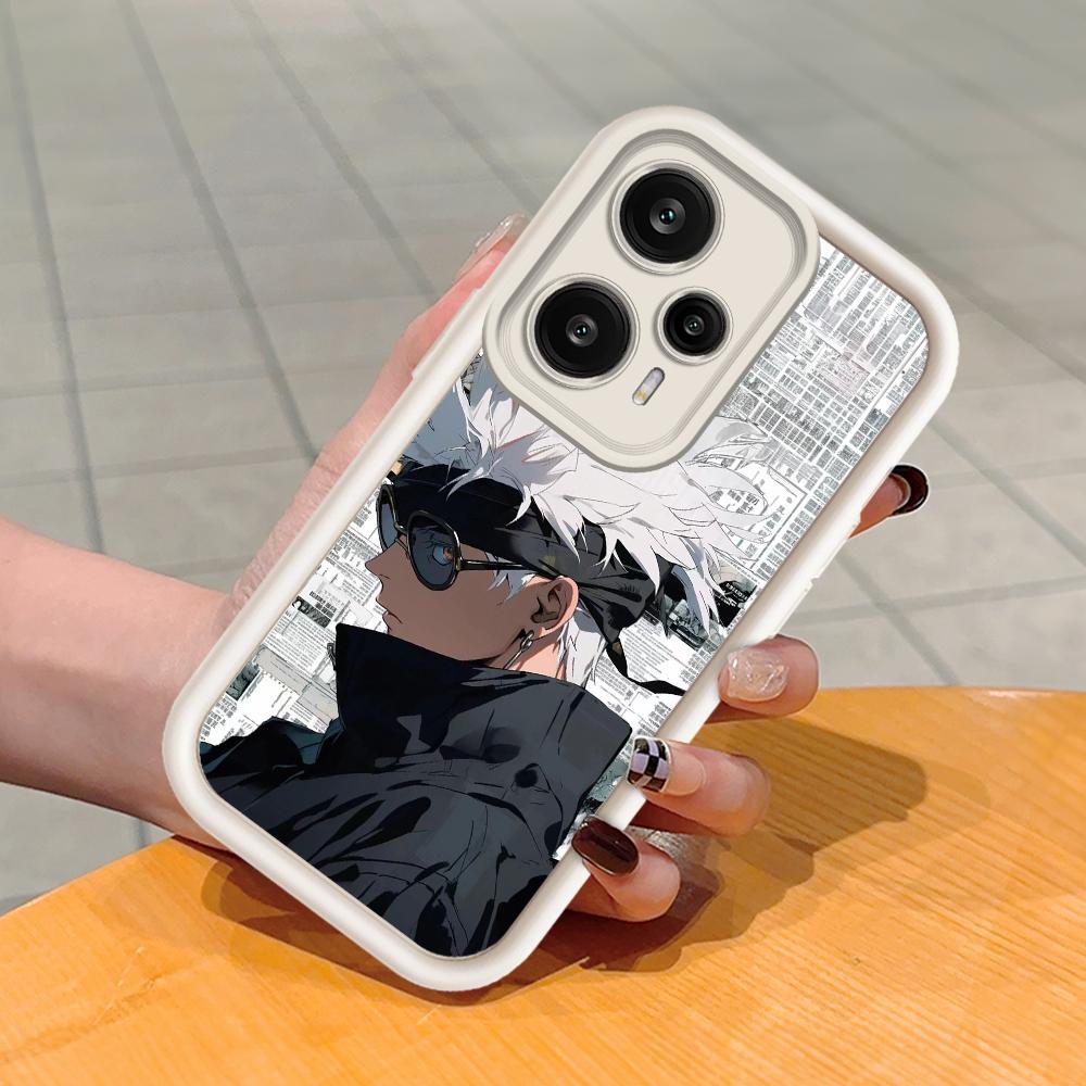 Weiches Silikon-Telefongehäuse mit quadratischem Leiterdruckmuster, vollständige Abdeckung, Kamera, stoßfestes Schutzgummigehäuse für Xiaomi Redmi