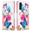 For Samsung Galaxy A15 4G Case Pattern Printing PU Leather Wallet Phone Cover
