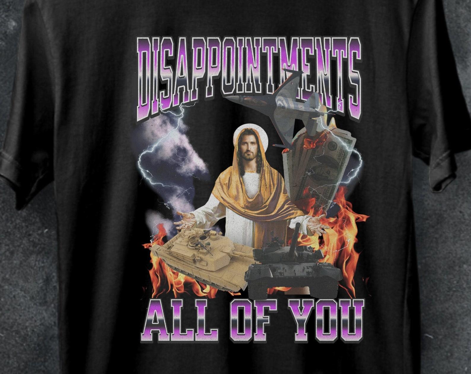Sarcastic Jesus Graphic Tee, Funny Christian Humor Apparel 2XL