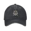 Newcastle United FC Gewaschene Canvas Baseballkappe mit gesticktem Wappenlogo Unisex Verstellbare Mütze für Fußballfans