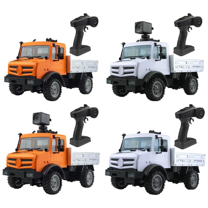 

Радиоуправляемая машина 1:16 RC Truck с передними фарами, USB-зарядным устройством, регулируемыми высокими и низкими скоростями, дроссельной заслонкой оранжевый
