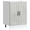 Base Cabinet for Sink "Lucca" Gray Concrete Glued Wood