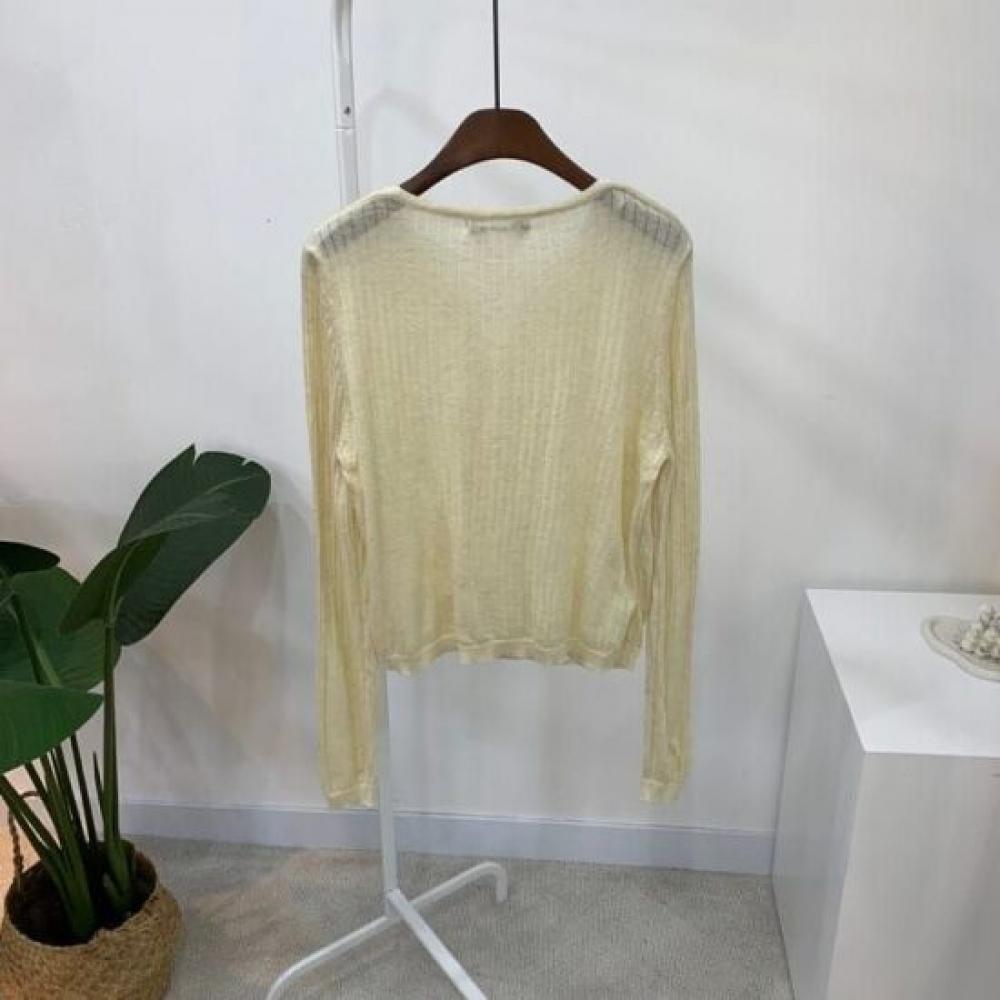 C S In The Room Ribbed Layered Long Sleeve Knit Cardigan 3ColorS