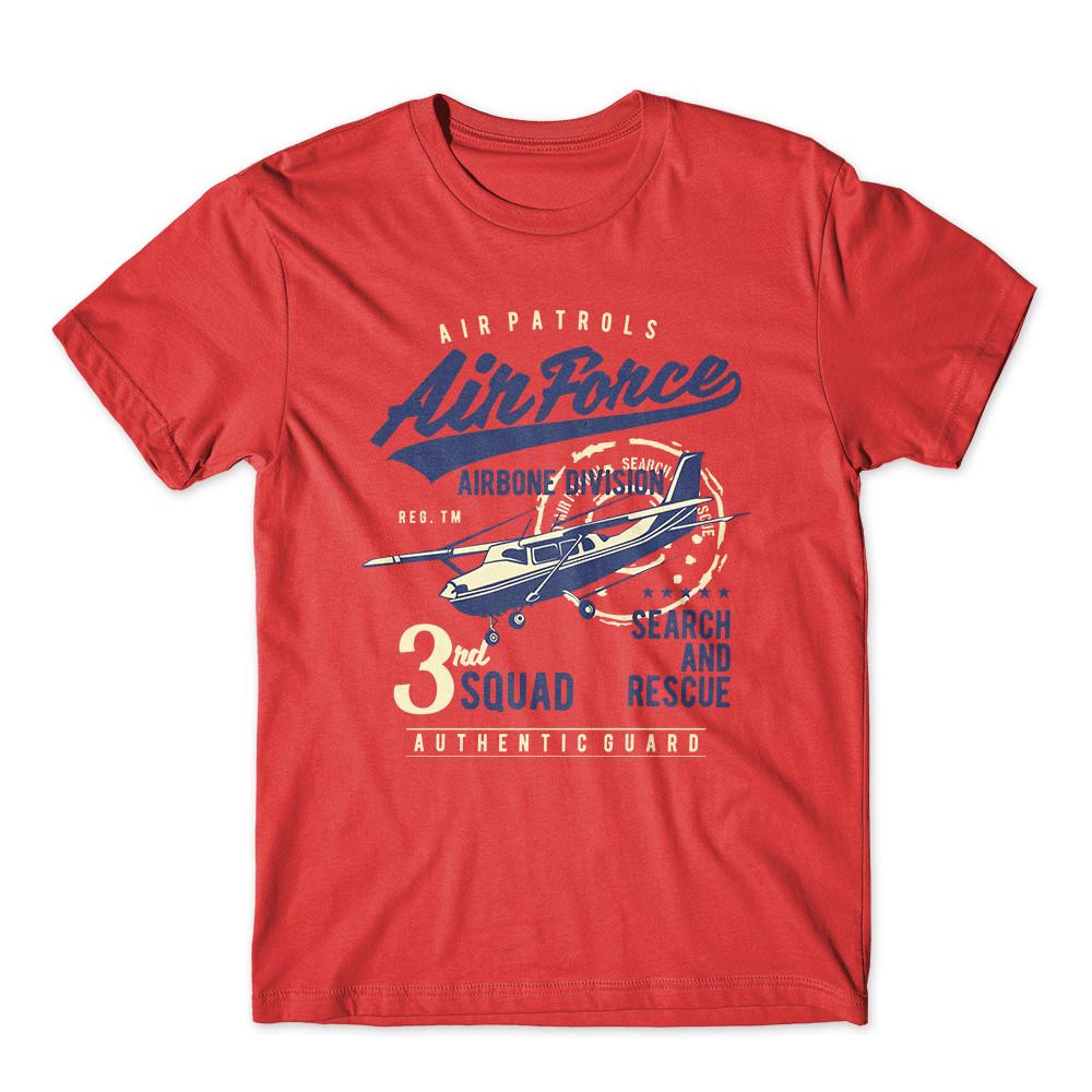 Air Force T-Shirt. Airplane Pilot 100% Cotton Premium Tee New