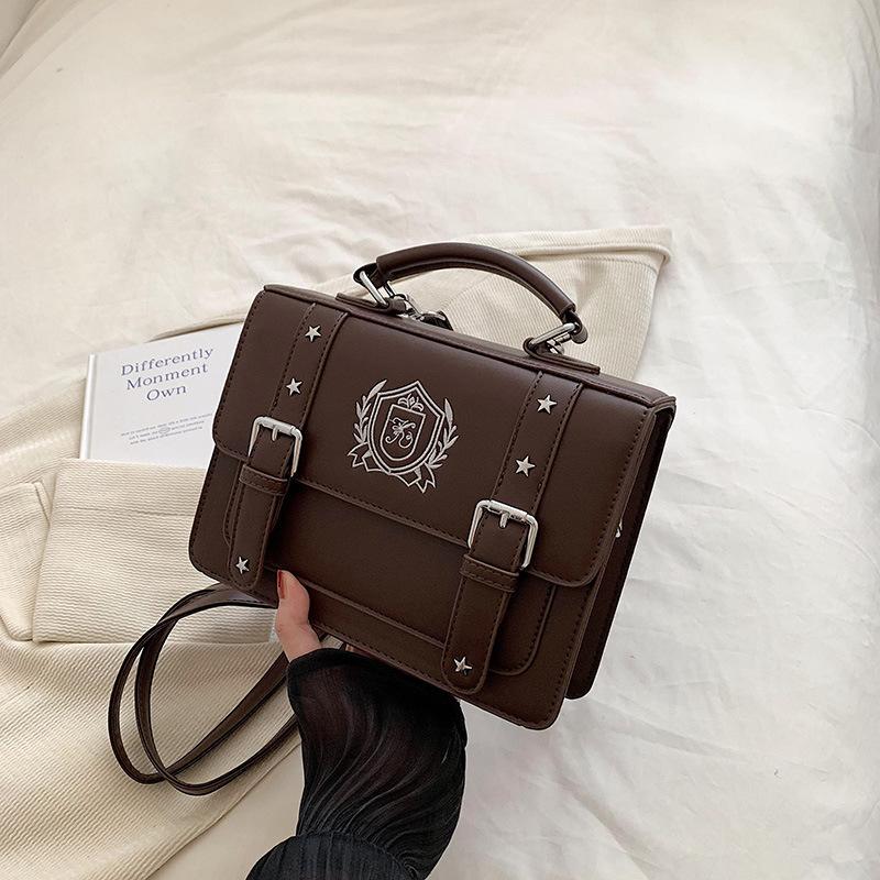 

Новый рюкзак Японская горизонтальная студенческая сумка Британский стиль официальная сумка для документов сумка Кембридж