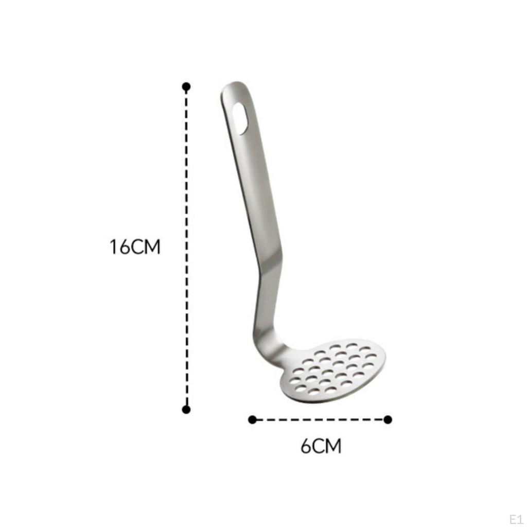 Handheld Potato Masher MultiFunctional Stainless Steel Effortless Cleaning to Clean Manual