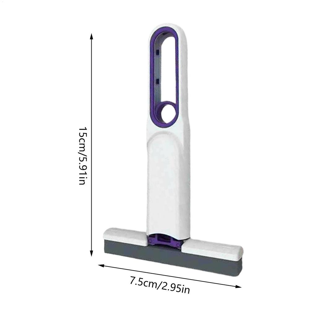 Selbstauspressender Kurzmopp Tragbar Trocken- und Nassstaubmopps Für die Bodenreinigung Haushaltsreiniger Zubehör Leicht für Autoinnenraum