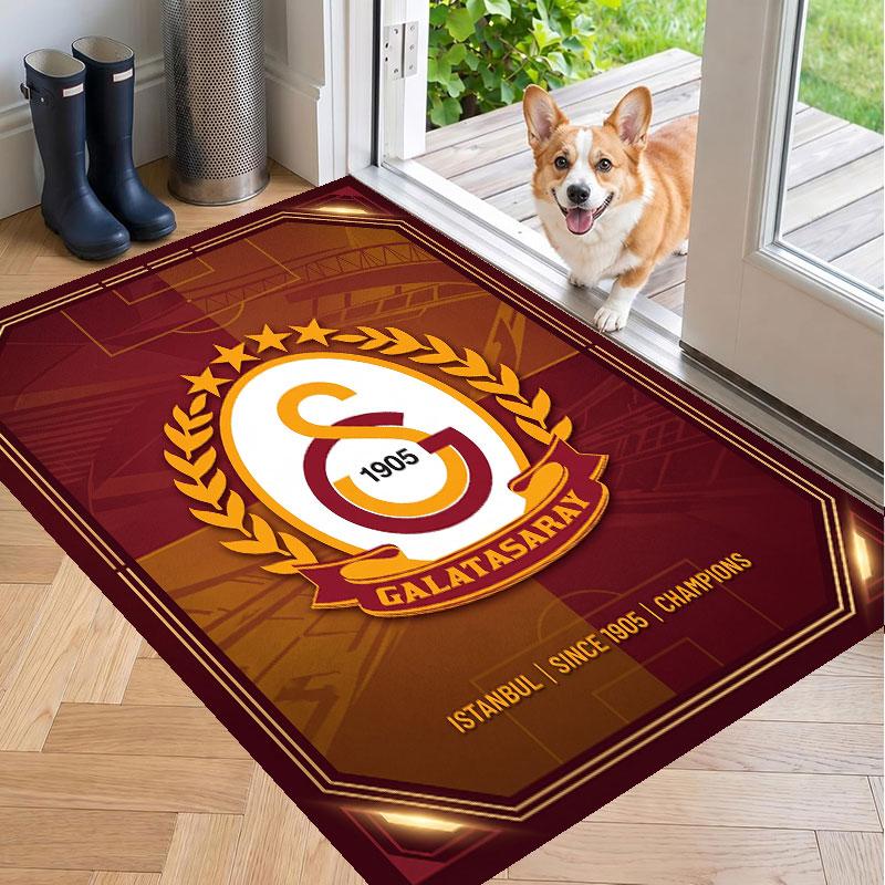 Soft Floor Carpet Galatasaray FC Pattern Area Rug Decorative Mat For Home Room Decoration