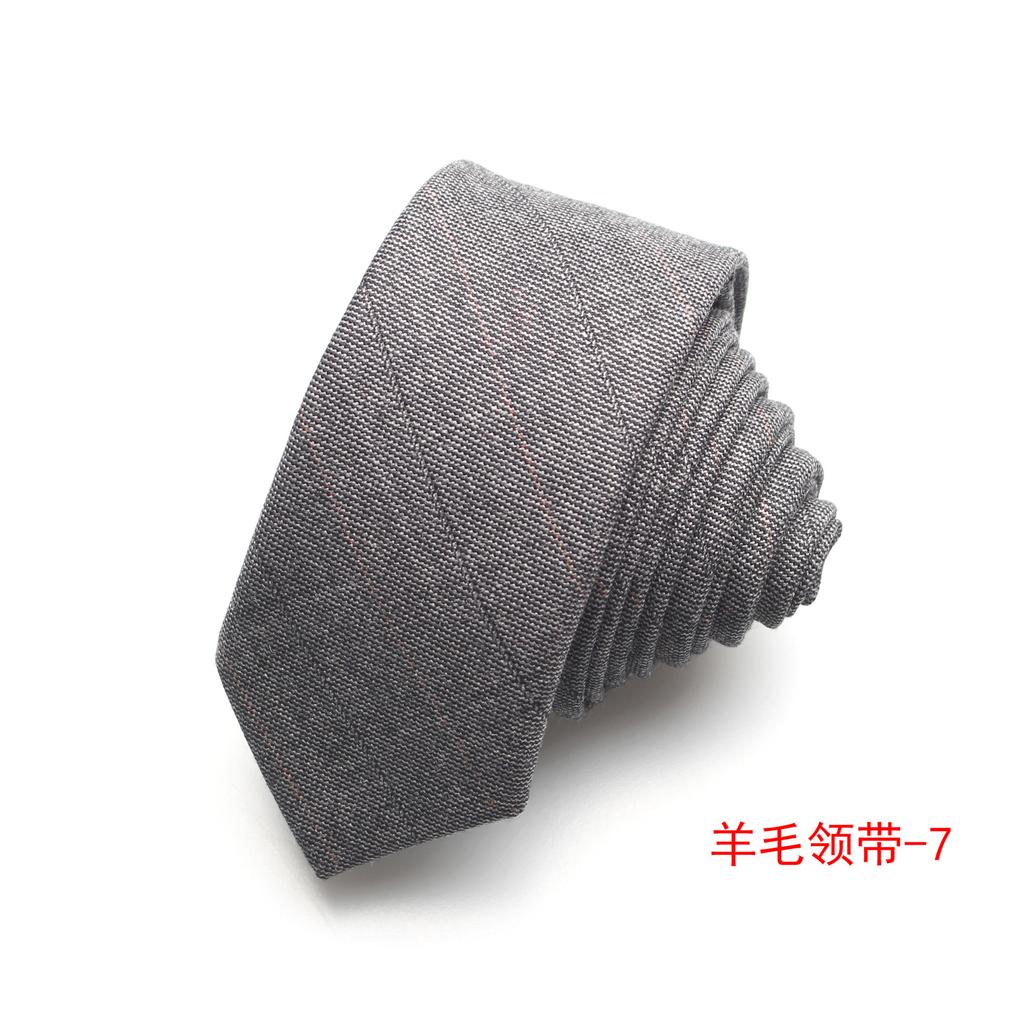 Men'S Business Dress Striped Wool Jacquard 5.5Cm Men'S Tie, Groom Best Man Suit Tie Men'S