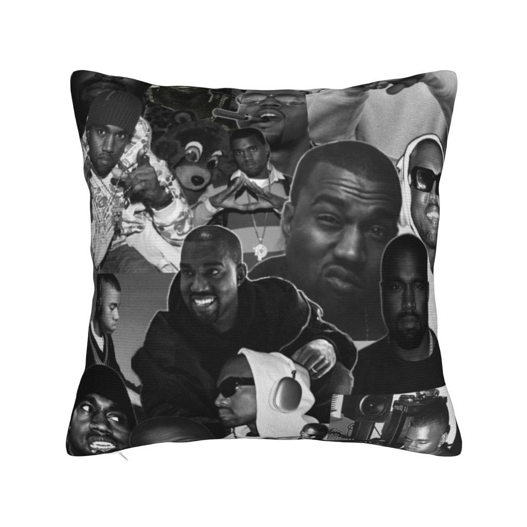 K-kanyes W-wests Funny Meme Pillowcase Accessories Soft Cushion Cover Decorations Throw Pillow Case Cover Seater Multi Size