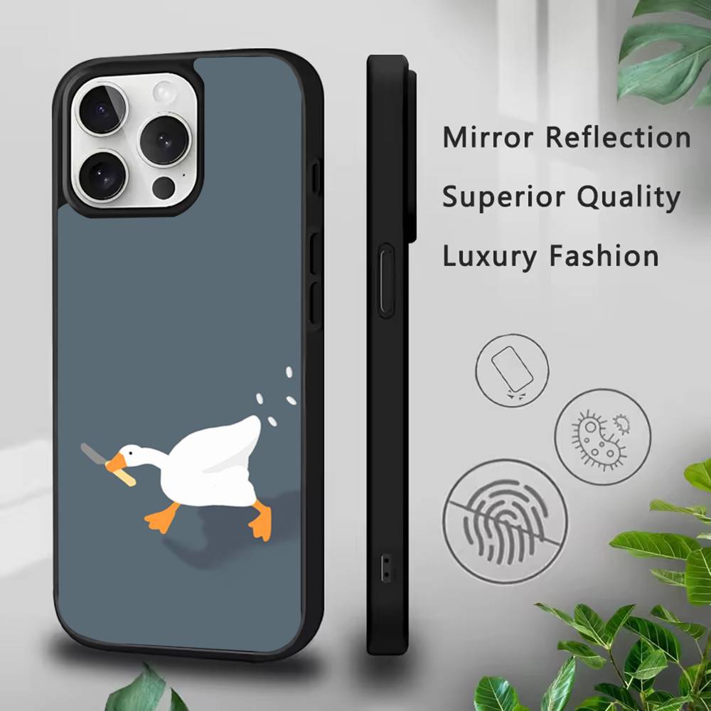 Funny D-DucK Goose meme Phone Case For IPhone 17,16,15,Pro,Max,Air,14,Plus,13,12,11 Magesafe Wireless Charge Cover