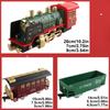 Christmas Series Classical Remote Control Small Train Tracks Electric Steam Track Train Model Lights Children's Holiday Gifts