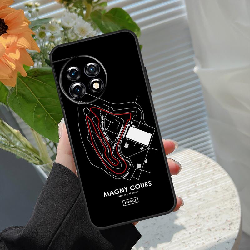 

Racing Circuit Case For OnePlus Nord 5 CE 2 3 4 Lite N20 N30 OnePlus 13T 13R 15 13 12 11 10 10T 8T 15R Cover OnePlus Nord CE 2