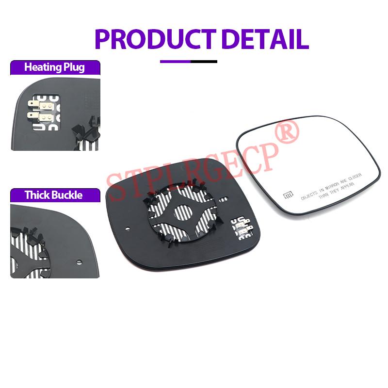 1 PC Door Wing Mirror Glass Heated Left Right Side Car-styling Rearview Mirror Heating for Chrysler Town Country 2008-2016