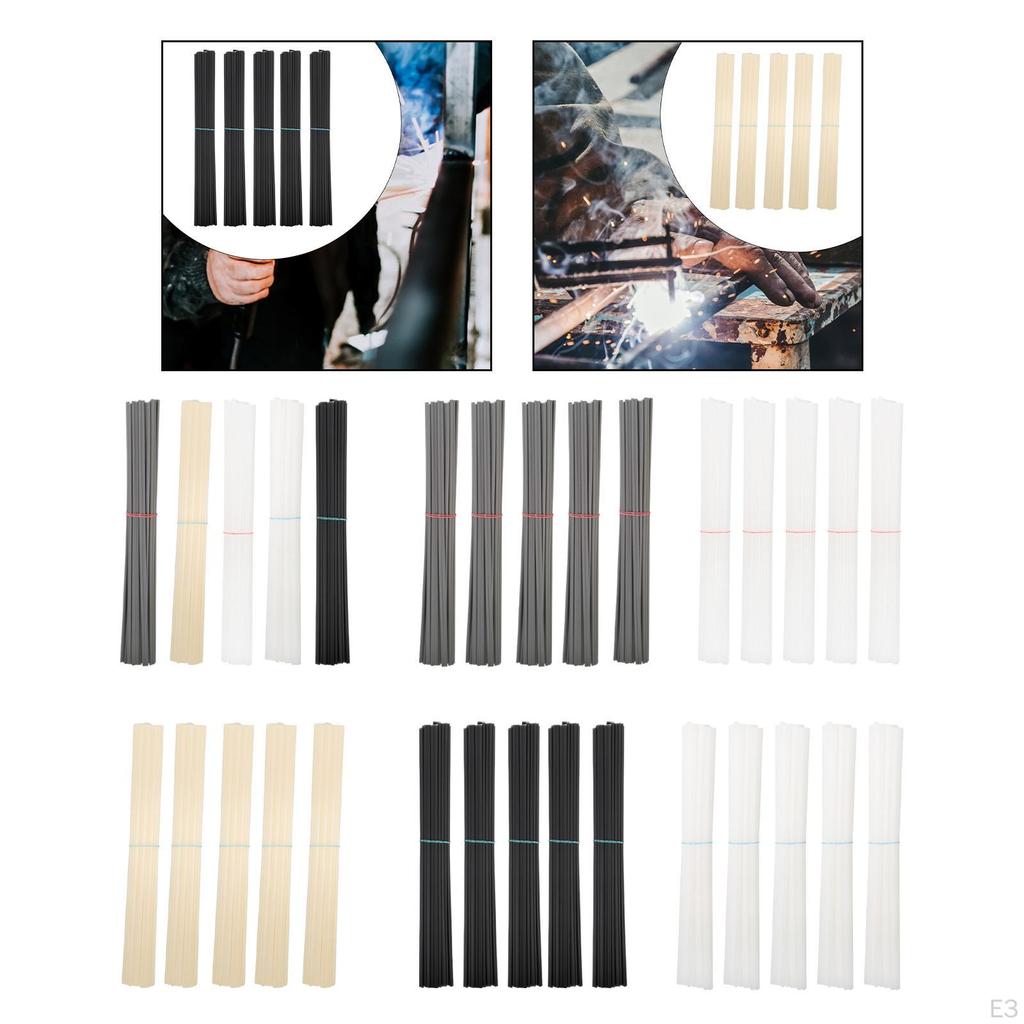 100 Pieces PP Welding Rods Weld Electrodes Rod Easy to Use Car Bump Repair Welder for Soldering