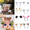 Halloween Kerstmis Cosplay Cartoon Pluche Dieren Oren Hoofdband Haaraccessoires Haarband Feestartikel