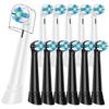 Compatible Replacement Brush Heads for IO Electric Toothbrushes IO Ideal for Home Removes Oral-B (Oral-B 2, 3, 4, 5, 6, 7, 8, 9, 10). 10-pack. Use.