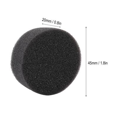 50pcs Soilless Hydroponic Sponge Planting Seedling Sponges for Greenhouse (Black)