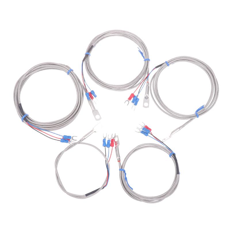 Surface Mounted Thermal Resistance Thermocouple Pt100 Temperature Sensor Surface End Gasket Cold Pressure Nose Temperature Probe